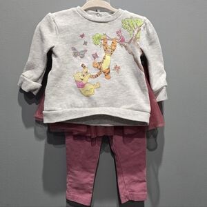 Disney Winnie the Pooh Sweatshirt And Pant Set